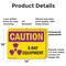 Signmission Radiation & Laser Sign, 10 in H x 14 in W, Plastic, Rectangle OS-2PACK-CR-P-1014-L-10198 - alternate 7